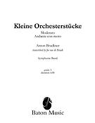 Bruckner: Kleine Orchesterstuecke (Moderato and Andante con moto)