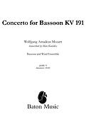 Wolfgang Amadeus Mozart:  Concerto for Bassoon - KV 191