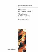 Bach: 3 Sonaten Bwv1027-1029 (Altviool)
