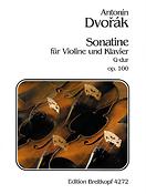 Antonín Dvorák: Sonatine G Op.100