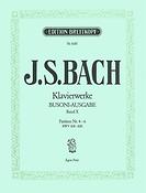 Bach: Samtliche Klavierwerke X: Partiten Nr. 4-6 BWV 828-830