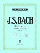 Bach: Samtliche Klavierwerke (Bach-Busoni-Ausgabe) Fantasie Fuge Andante Scherzo u.a.