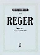 Max Reger: Romanze in G-Dur / Romance in G major (Altviool)
