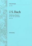 Bach: Matthäus Passion BWV 244 (Vocal Score)