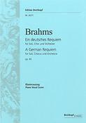 Brahms: Ein deutsches Requiem - German Requiem Vocal Score (Edition Breitkopf)
