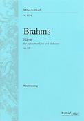 Brahms: Nänie op. 82 (Vocal Score)