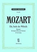 Wolfgang Amadeus Mozart: Dir, Seele des Weltalls K. 429 (468a)