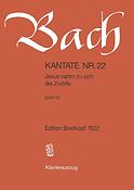 Bach: Kantate BWV 22 Jesus nahm zu sich die Zwölfe (Breitkopf)