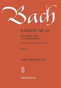 Bach: Kantate BWV 23 Du wahrer Gott und Davids Sohn (Breitkopf)