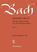 Bach: Kantate BWV 47 Wer sich selbst erhoehet, der soll erniedriget werden (Breitkopf)