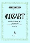 Mozart: Missa C Kv139 (Waisenhaus-Messe)
