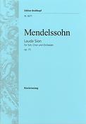 Mendelssohn: Lauda Sion op. 73 (Vocal Score)