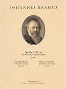 Brahms: Samtliche Werke 1 Sonaten und Variationen