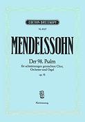 Mendelssohn: Psalm 98 Op.91 Ka