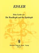 H. Eisler: Rundkopfe & Die Spitzkopfe