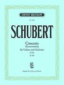 Franz Schubert: Concerto D-dur D 345
