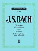 Bach: Chaconne d-moll aus BWV 1004