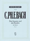 Bach (C.Ph.E.) Die 6 Sammlungen fur Klavier (Heft 3 Wq 57/1-6)  