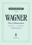 Wagner: Das Liebesverbot WWV 38 (Vocal Score)