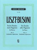 Franz Liszt: 6 Etüden after Paganini