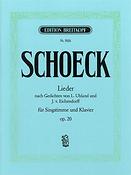 Schoeck: Lieder op. 20  