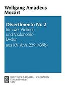 Mozart: Divertimento No. 2 in Bb major KV App. 229