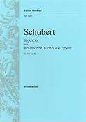 Franz Schubert: Rosamunde - Romanze und Jägerchor D 797 Nr. 3b und 8 [aus op. 26] (Vocal Score)