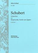 Franz Schubert: Rosamunde - Hirtenchor D 797 Nr. 7 [aus op. 26] (Vocal Score)