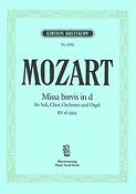 Mozart: Missa brevis in D KV 65