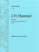 Joseph Friedrich Hummel: Klarinettenkonzert Nr.2 f-moll