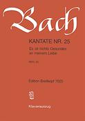 Bach: Kantate BWV 25 Es ist nichts Gesundes an meinem Leibe (Breitkopf)