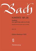 Bach: Kantate BWV 28 Gottlob! Nun geht das Jahr zu Ende (Breitkopf)