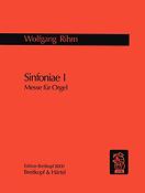 Wolfgang Rihm: Sinfoniae I. Messe fuer Orgel
