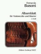 Ferruccio Busoni: Albumblatt