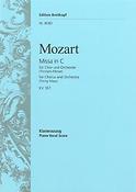 Wolfgang Amadeus Mozart: Missa in C KV 167 (Trinitatis)