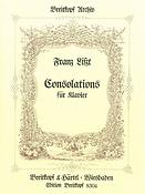 Franz Liszt: Consolations. Reprint