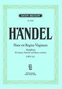 Georg Friedrich Händel: Haec est Regina Virgin. HWV235