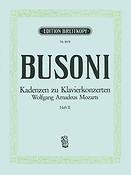 Ferruccio Busoni: Kadenzen zu Mozart Klavierkonzerten Band 2