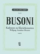 Ferruccio Busoni: Kadenzen zu Mozart Klavierkonzerten Band 3