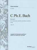 Carl Philipp Emanuel Bach: Cellokonzert B-dur Wq 171
