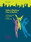 Igor Grigori Jussim: Städte und Rhythmen. 12 Stücke fur Klavier 4-hdg.