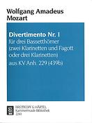 Wolfgang Amadeus Mozart: Divertimento(5) 1 Kv229(439B)