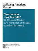 Wolfgang Amadeus Mozart: Divertimento Cosi fan tutte