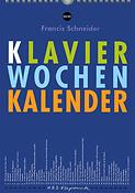 Francis Schneider: Klavier-Wochen-Kalender