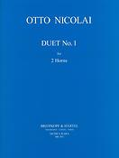 Otto Nicolai: Duo Nr. 1