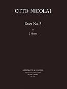 Otto Nicolai: Duo Nr. 3