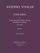 Antonio Vivaldi: Flötenkonzert in c RV 441