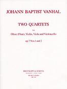 Johann Baptist Vanhal: Quartett op. 7/1+2