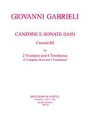 Giovanni Gabrieli: Canzone e Sonate (1615) Nr.3