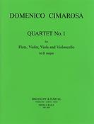 Cimarosa:Quartet No. 1 in D major (Fluit, Viool, Altviool, Cello)  